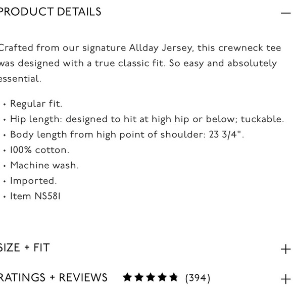 Madewell perfect crewneck tee in all day jersey - Picture 3 of 4